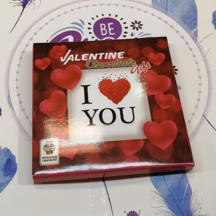 شکلات خارجی چهار تیکه لاو مخصوص هدیه ولنتاین و کادو 