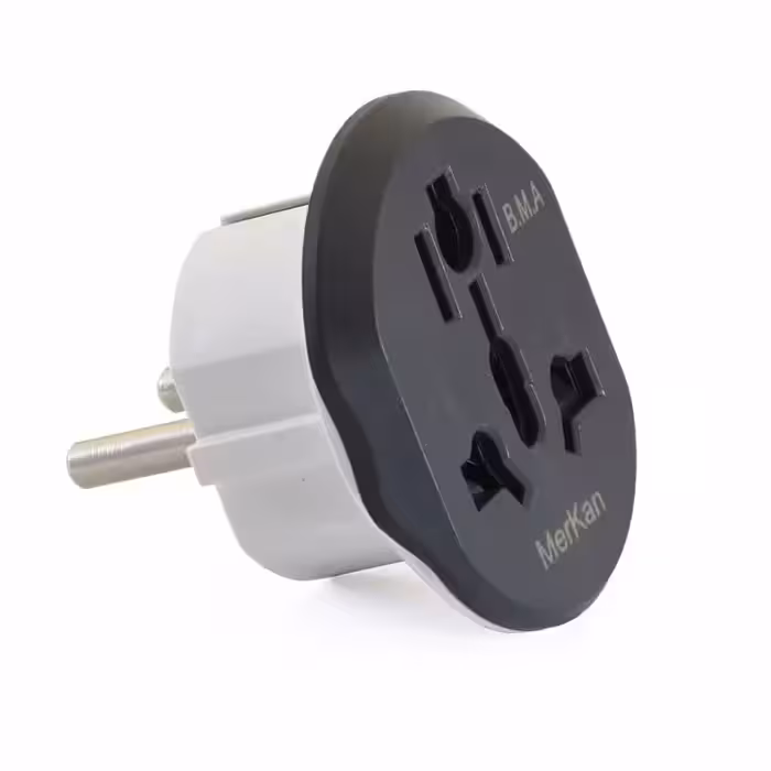 دوشاخه 3 به دو مرکان MerKan اصلی مبدل برق مرکان اصلی مدل 168