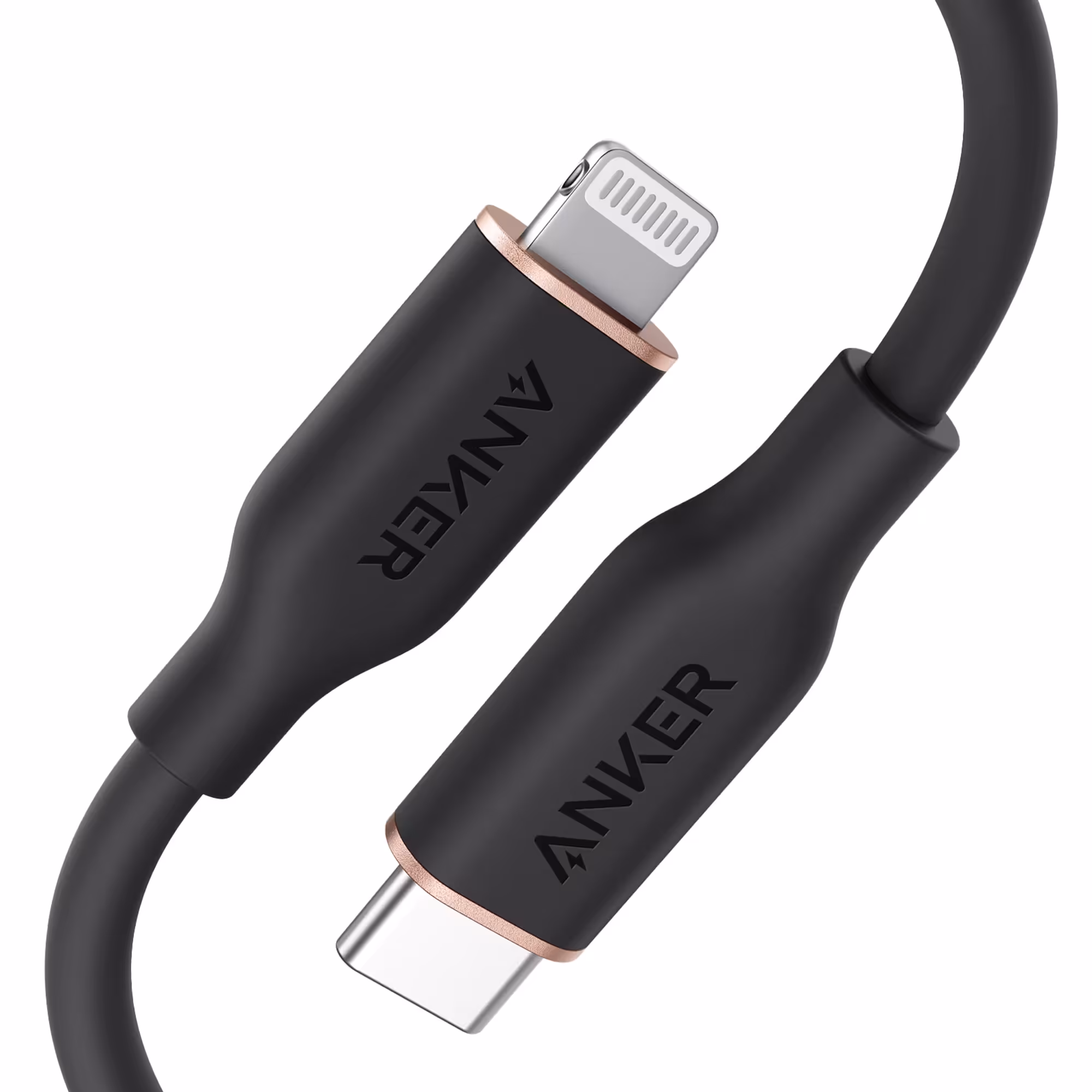 کابل شارژ 0.9 متری انکر مدل Anker 641 USB-C to Lightning Cable A8662