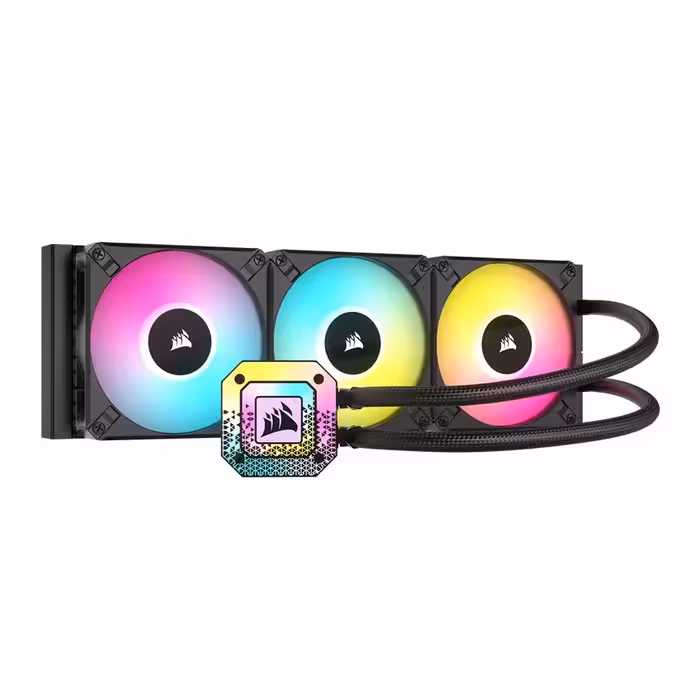 خنک کننده مایع پردازنده کورسیر iCUE H150i ELITE CAPELLIX XT Black