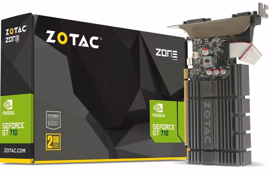 کارت گرافیک زوتاک مدل جی تی 710 ZONE Edition با حافظه 2 گیگابایت