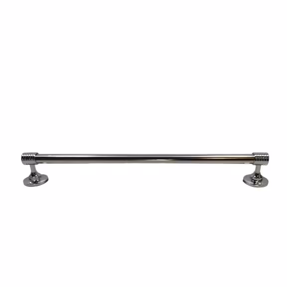 اویزحوله تمام استیل 37سانتی ساده خطدار-کروم 