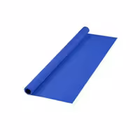 پرده آبی سایز 2x3 لوله پلاستیکی (فون مخمل)