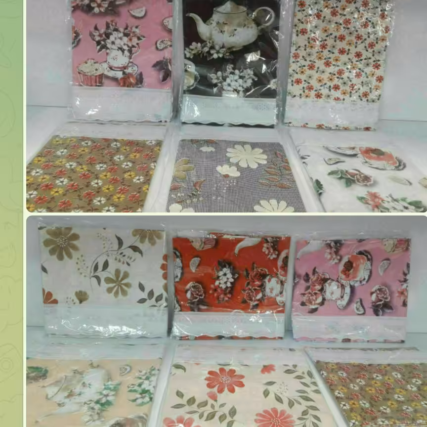 سفره 4نفره لب توری دو رو ضخیم