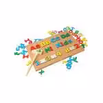 بازی میخ و چکش الفبا و اعداد انگلیسی ایپکا  مدل GD3010                     سایز 140 قطعه