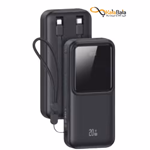 پاوربانک یوسمز مدل CD212-20W ظرفیت 20000 میلی‌آمپر