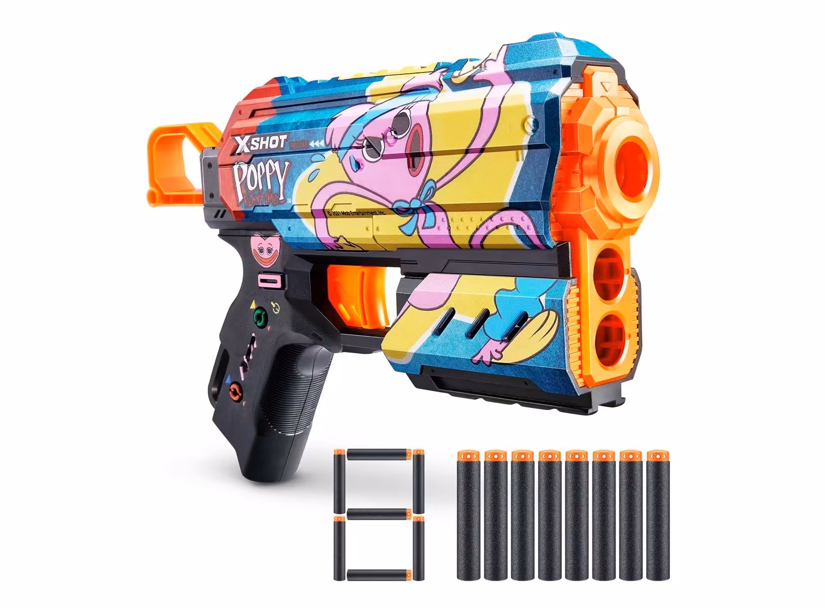 خرید تفنگ ایکس شات X-Shot Skins Poppy Playtime Kissy با بهترین قیمت