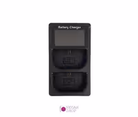 شارژر دوبل باتری سری Canon E6 با پورت USB