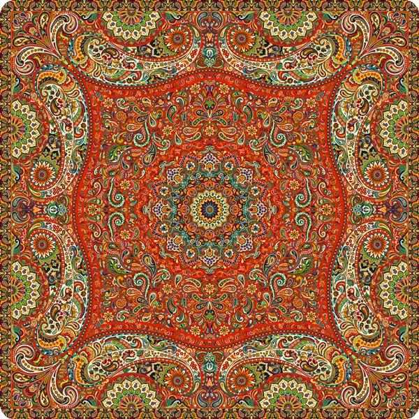 سرویس کامل رومیزی ترمه 5 تکه ابریشمی طرح پدیده برند ترمه حسینی 