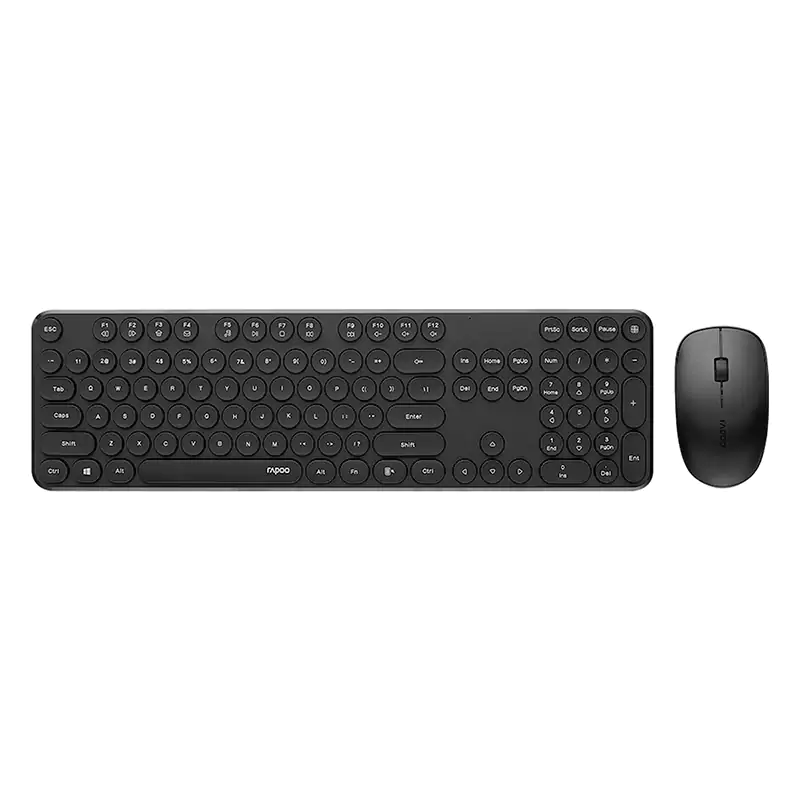 کیبورد و موس بی سیم رپو X260S مشکی - خانه وب قم - براکالا