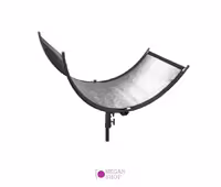 رفلکتور خمیده نقره ای Neewer 180*100 Eyelighter Reflector