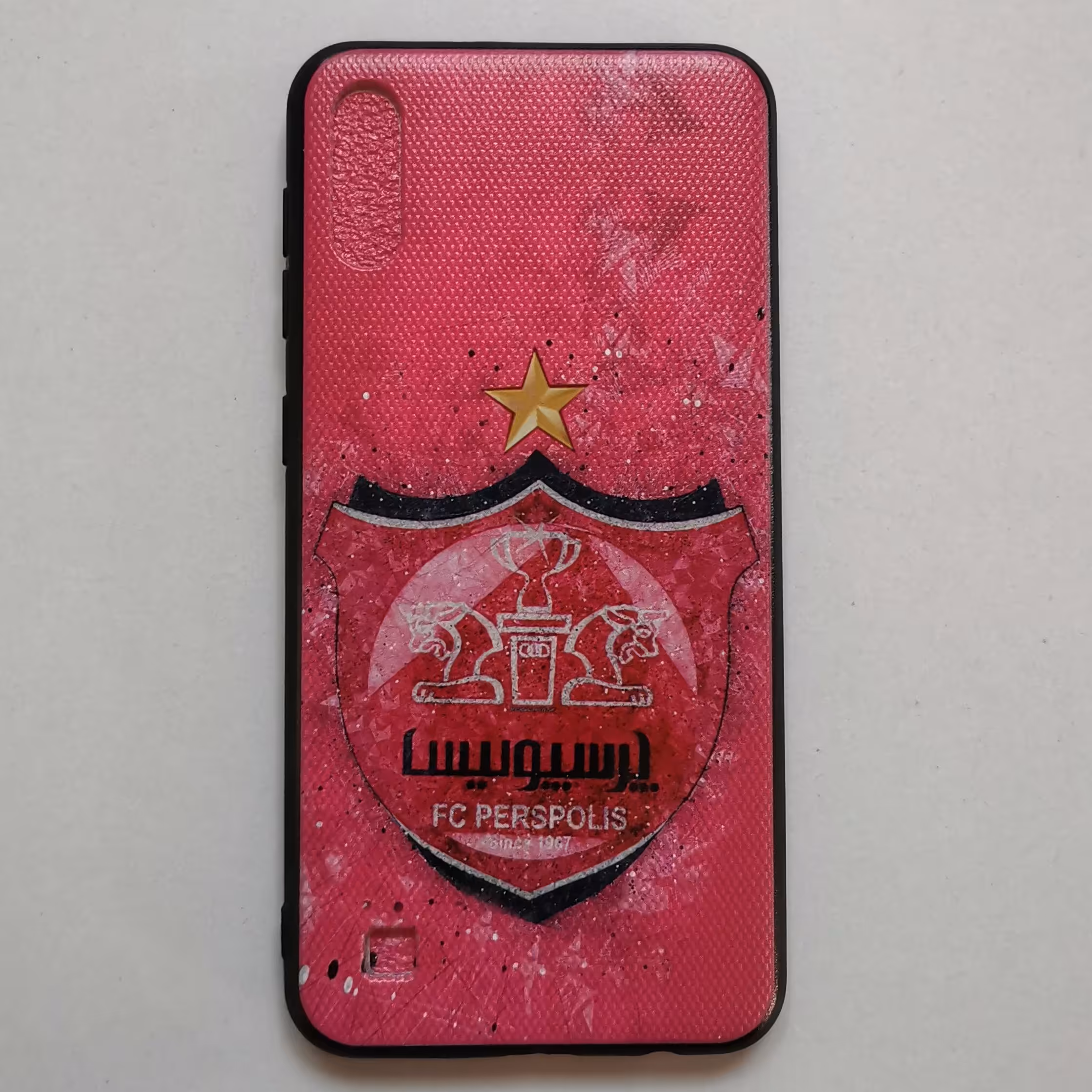 قاب طرحدار پرسپولیس گوشی سامسونگ M10 / A10