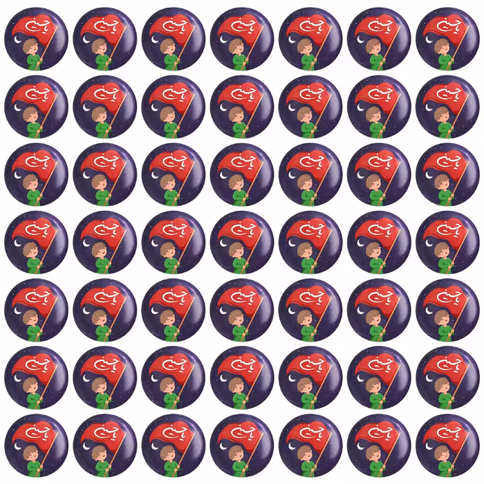 مگنت خندالو طرح محرم و اربعین امام حسین کودکانه کد 7673 مجموعه 50 عددی