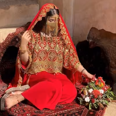 پیراهن مهمانی زنانه هندی مدل شومیز شلوار. ست میهمانی. ست مجلسی زنانه