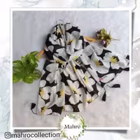 شال طرح گل نخ میلا(ارسال رایگان)