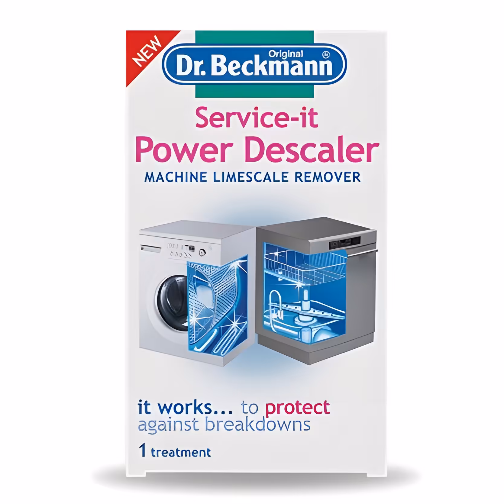 جرم گیر ماشین لباسشویی و ماشین ظرفشویی دکتر بکمن Dr Beckmann بسته دو عددی