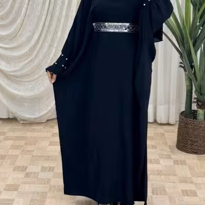 مانتو عبایی الیزه اعلا مروارید