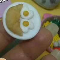 بشقاب صبحانه باربی خمیری