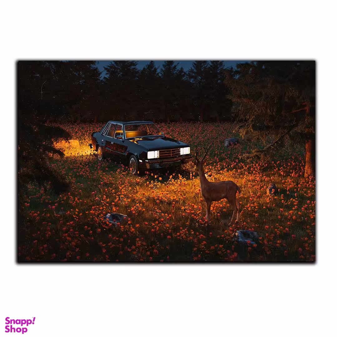 تابلو شاسی بکلیت طرح شب های جنگل مدل SH-S5389