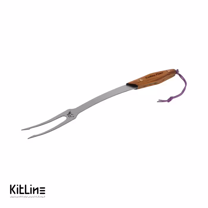 چنگال باربیکیو استیل 37 سانتیمتری کوکینگ فلیم (Cooking Flame)