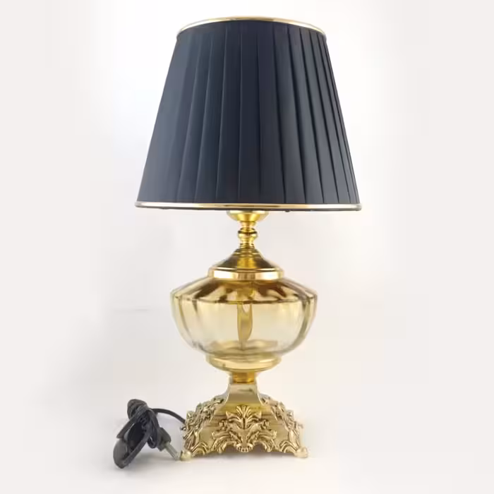 آباژور رومیزی آبکاری