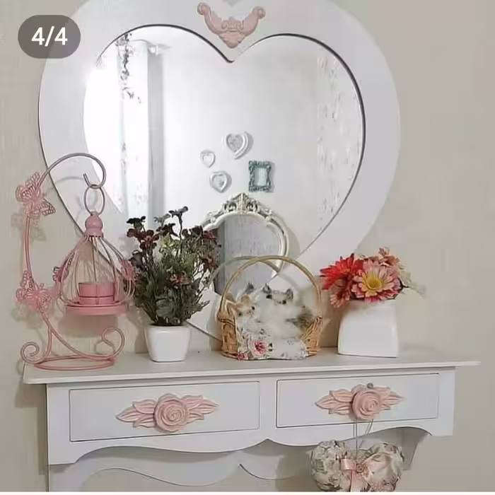 آینه کنسول قلبی