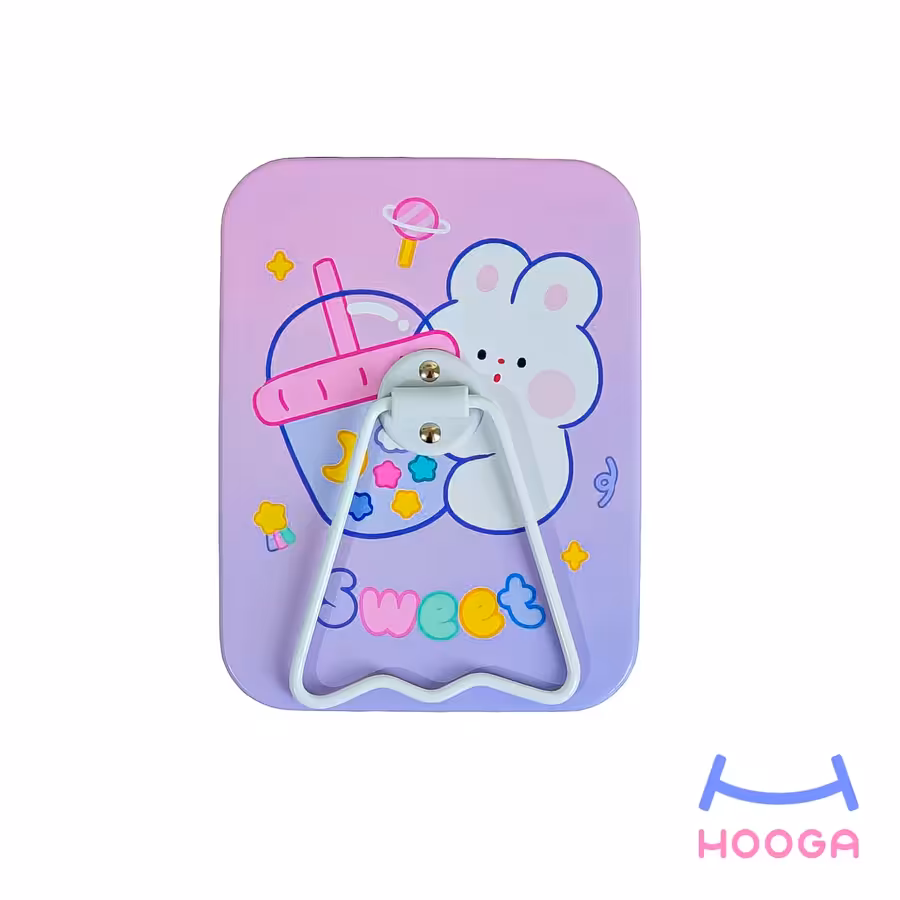 آینه فانتزی رومیزی سری خرگوش کیوت طرح 1