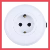 چراغ خواب و پریز برق ارت دار تیراژه مدل ستاره