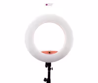 رینگ لایت عکاسی ریموت دار Ring light FE 480II صورتی با صفحه نمایش