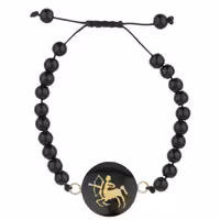 دستبند ماه تولد آذر سنگ اونیکس اصل