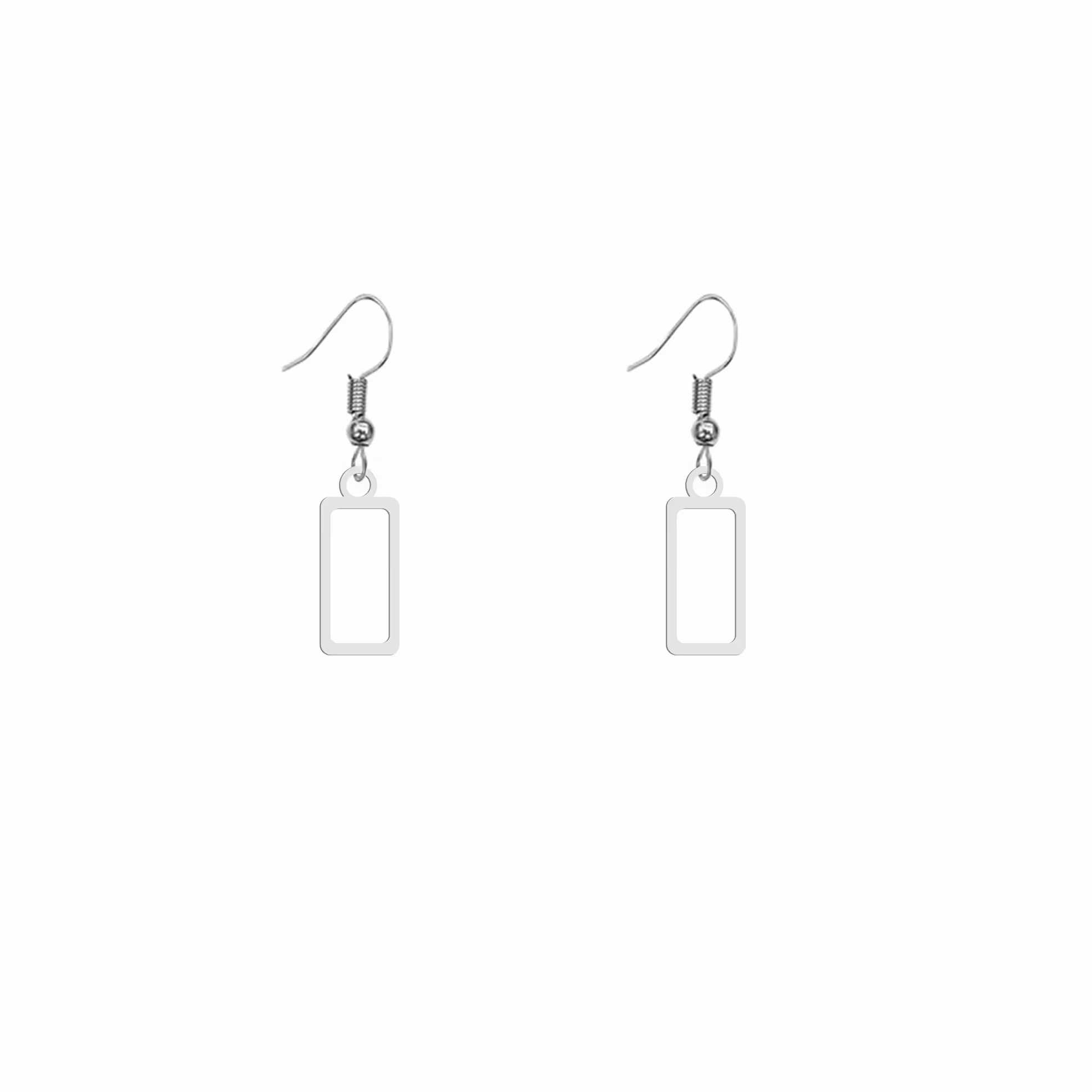 گوشواره هایکا گالری طرح مستطیل کد ha55