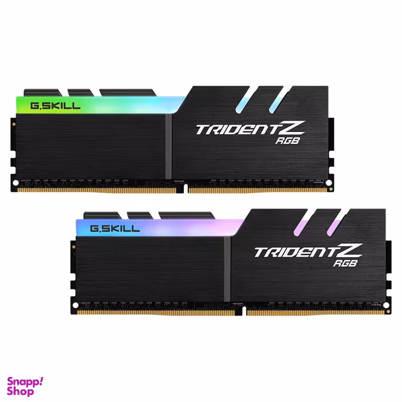 رم دسکتاپ DDR4 دو کاناله 3200 مگاهرتز CL16 جی اسکیل سری TRIDENT Z RGB ظرفیت 16 گیگابایت بسته 2 عددی