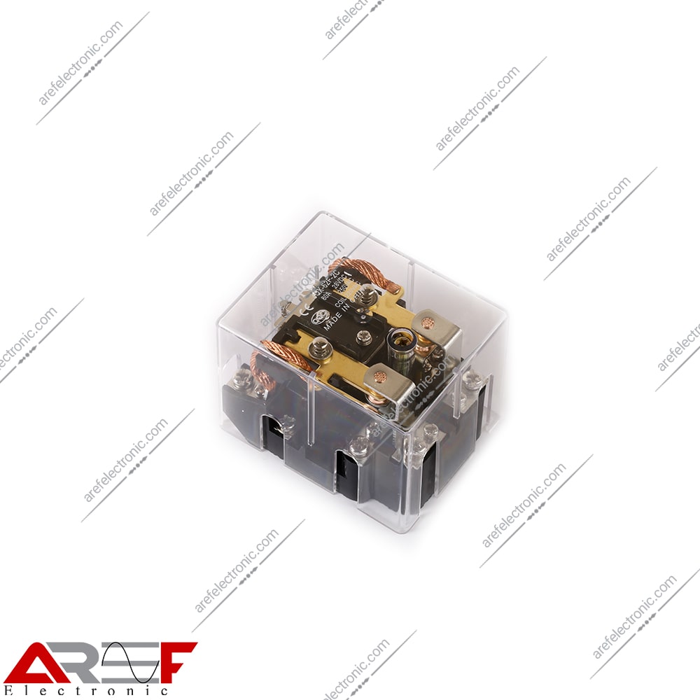 رله پاوری مدل JQX-62F-2C دارای 220 ولت 80 آمپر - فروشگاه عارف الکترونیک