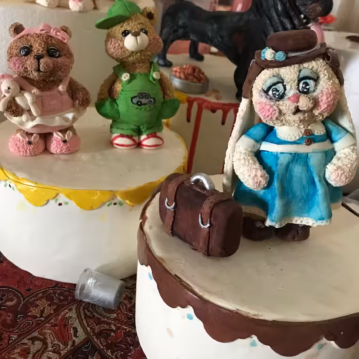 تاپر خرگوش(سفارش انواع تاپر کیک به صورت تک و عمده)