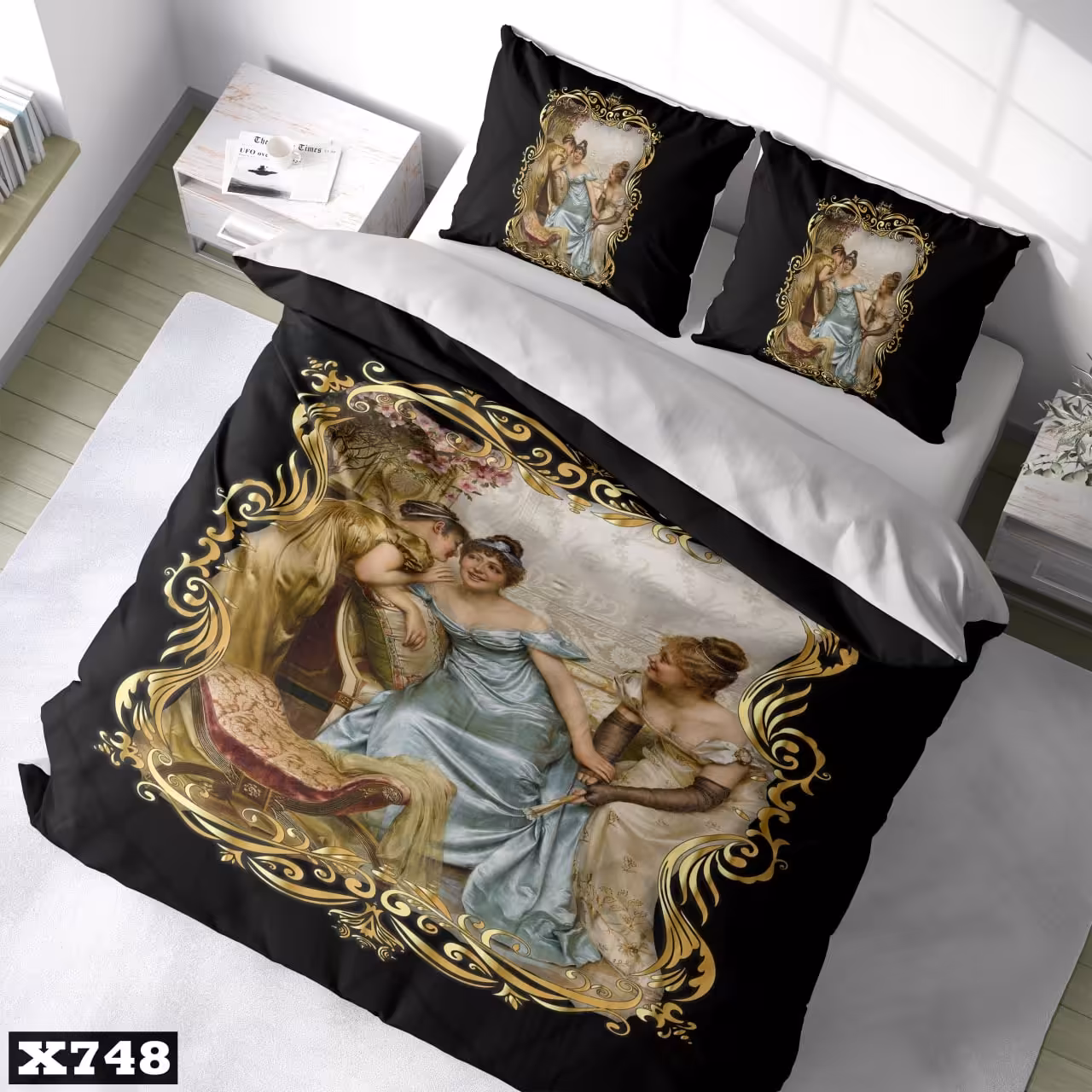 ست خواب جنس میکرو در طرح دلخواه دو نفره