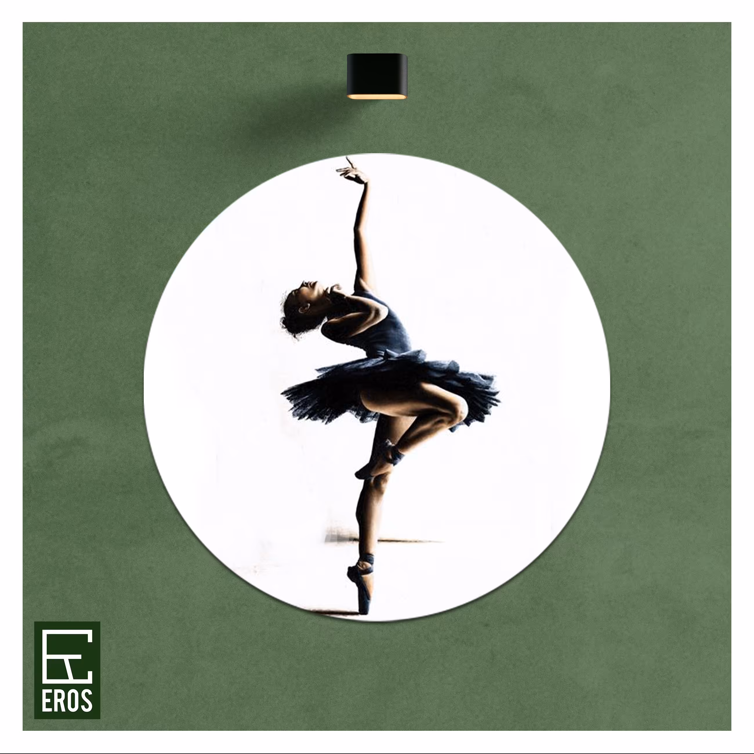 تابلو مخمل دایره طرح و سایز دلخواه 