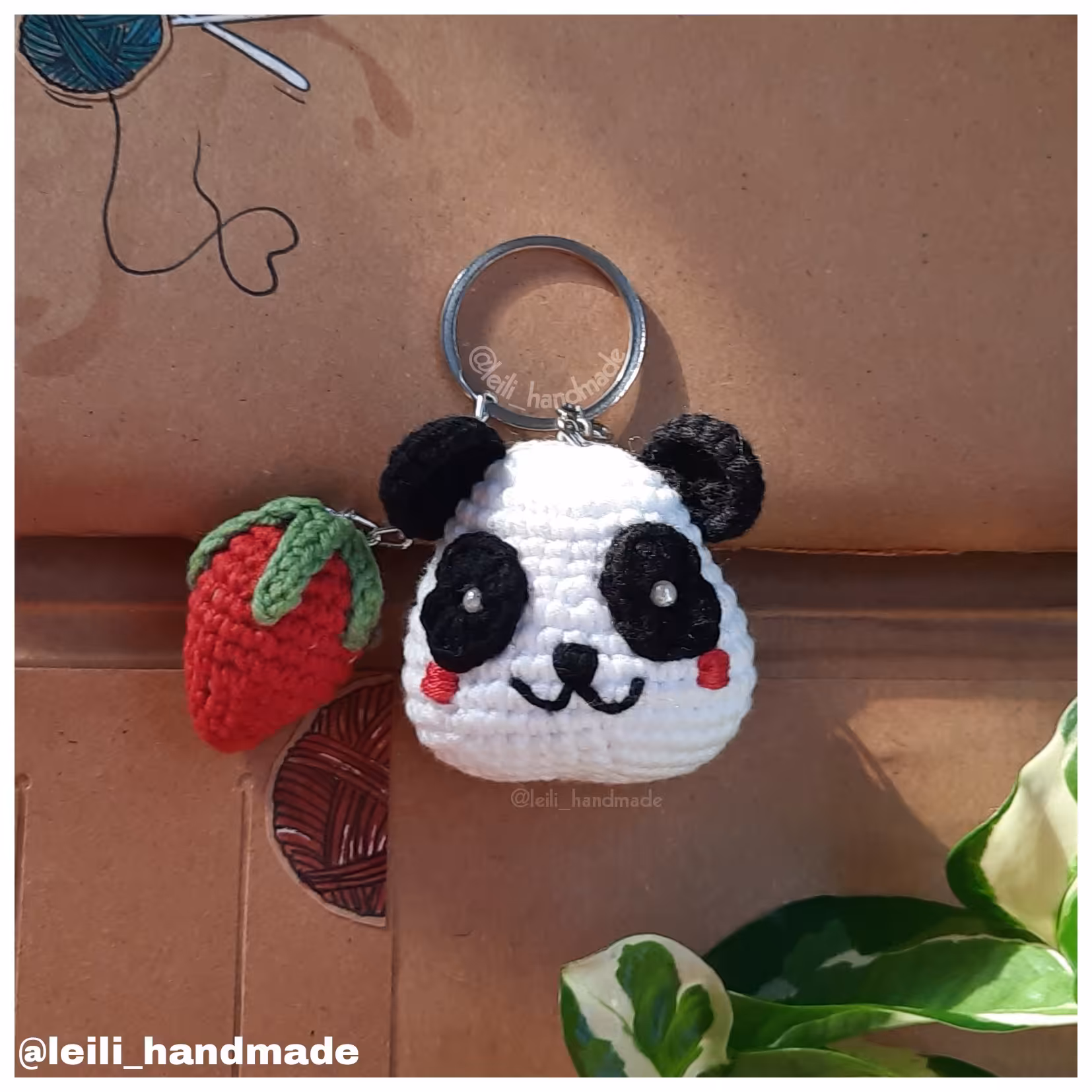 آویز پاندا کوچولو مناسب جاکلیدی و ...