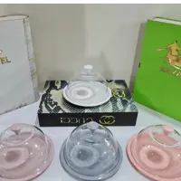کره خوری(جا پنیری و جا کره ای) درب دار در رنگبندی متنوع جنس کفه پلاستیک باکیفیت و مقاوم 