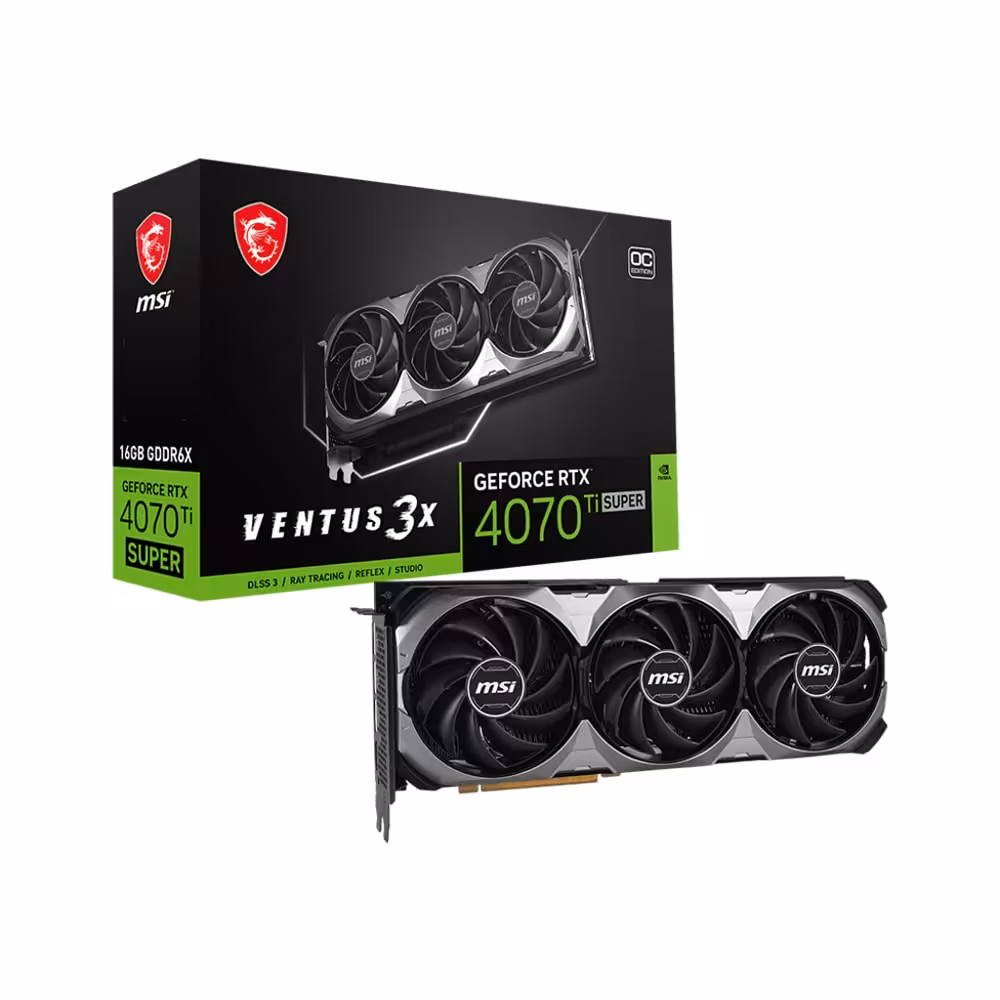 کارت گرافیک ام اس آی MSI RTX 4070 TI SUPER VENTUS 3X OC 16GB