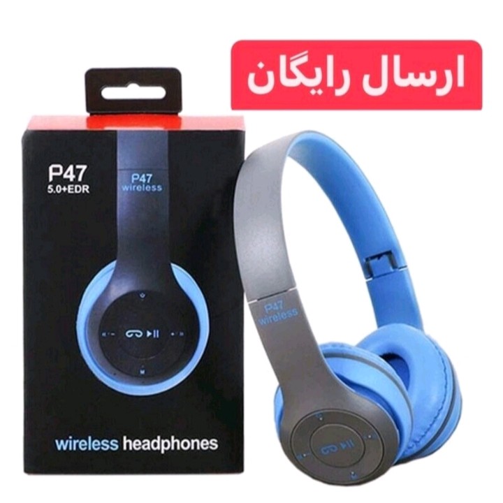 هدفون بی سیم مدل p47 ،هدفون بلوتوثی رم خور