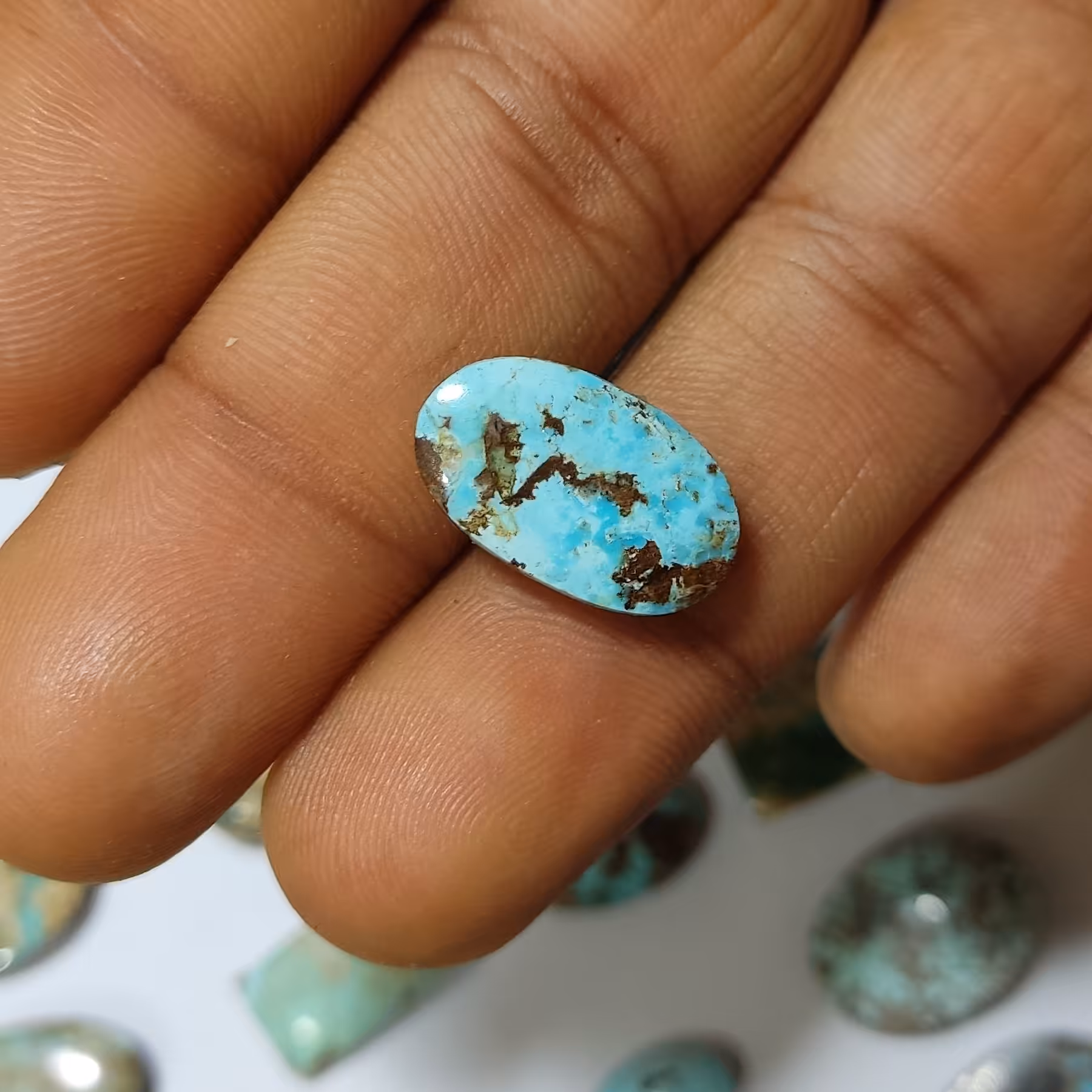 نگین فیروزه نیشابور کد 07