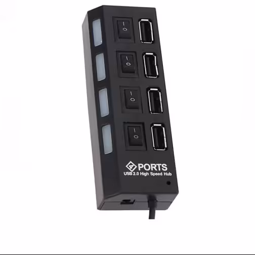 هاب 4 پورت USB 2.0 پورتز مدل HI-SPEED