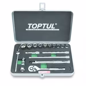 جعبه بکس 18 پارچه 1.4 کوتاه تاپ تول TOPTUL
