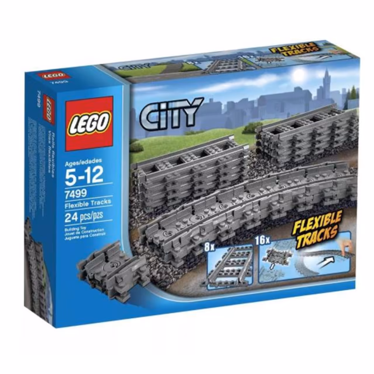 لگو مدل سیتی ریل قطار کد 7488