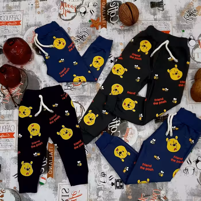 شلوارراحتی اسپرت.دخترانه.پسرانه.پارچه گلکسی.چاپی.کیفیت عالی.سایز 55.60