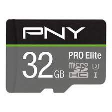 کارت میکرو اس دی PNY Pro Elite به همراه آداپتور &#8211; ظرفیت 32 گیگابایت