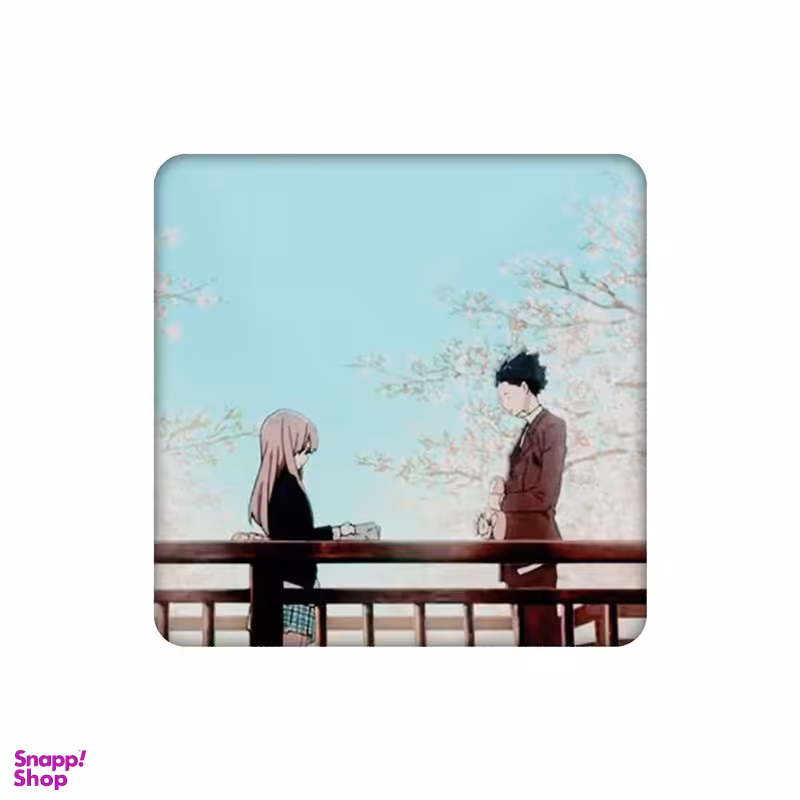 زیر لیوانی طرح انیمه A silent voice  شویا و شوکو کد 7432953