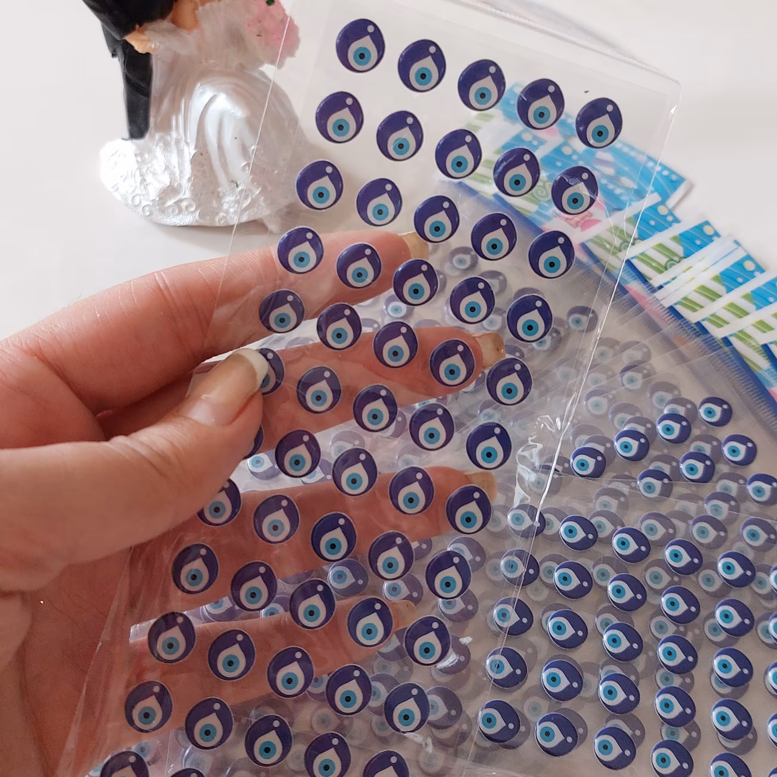 برچسب چشم نظر 120 عدد 2 ورق