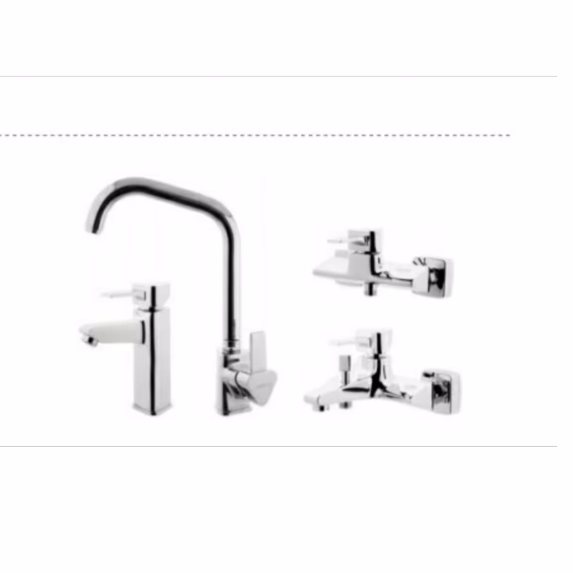 ست کامل شیرآلات البرز روز مدل رویا کروم