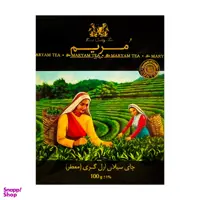 چای سیاه سیلان ارل گری گل مریم وزن 100 گرم